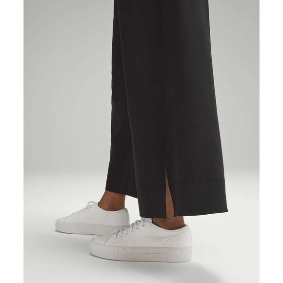 Lululemon Stretch Woven Wide-Leg High-Rise Crop Pants - M - Black - Picture 5 of 5